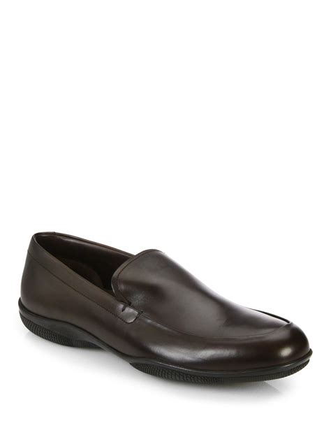 prada mens slippers|prada men's slip on shoes.